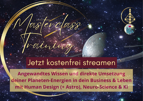  Masterclass Training / jetzt kostenfrei streamen 